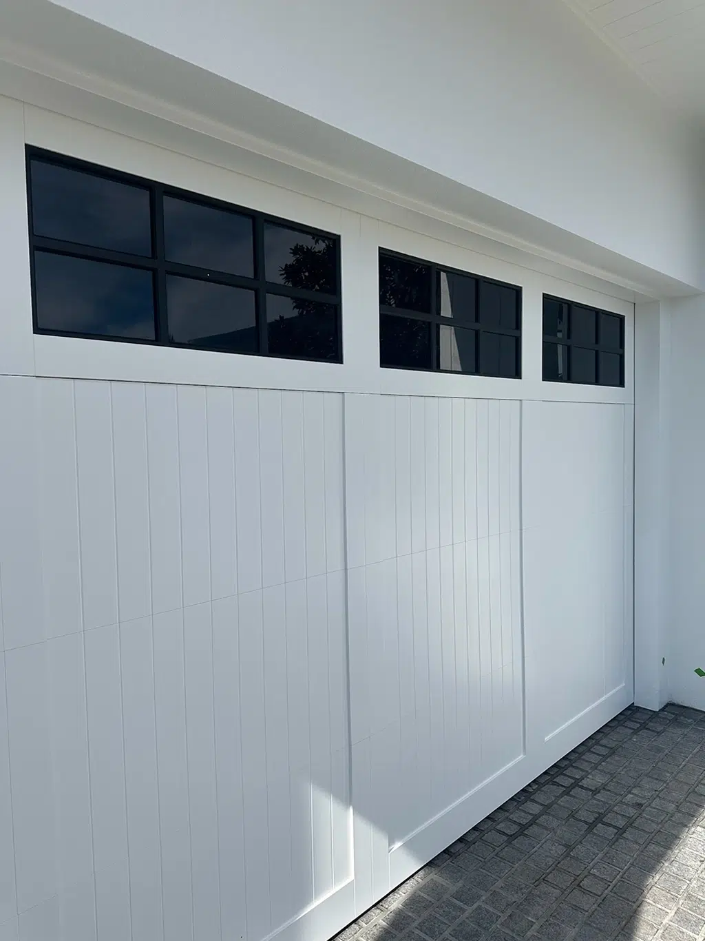B&D Designer Garage Door Hamptons Style with windows