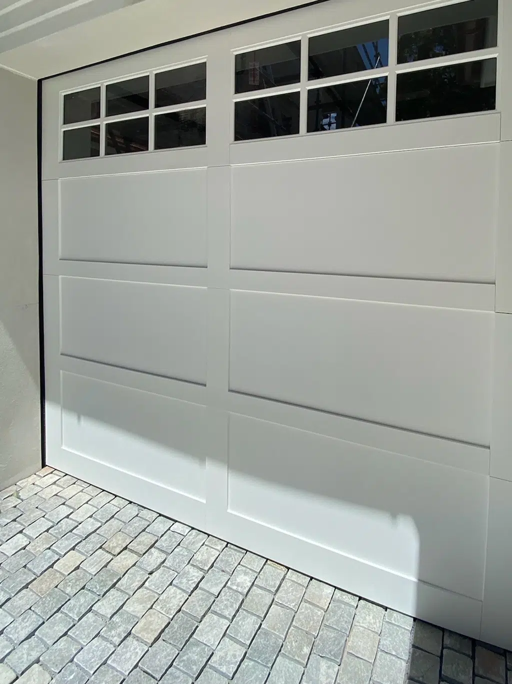 B&D Designer Garage Door Hamptons Style with windows