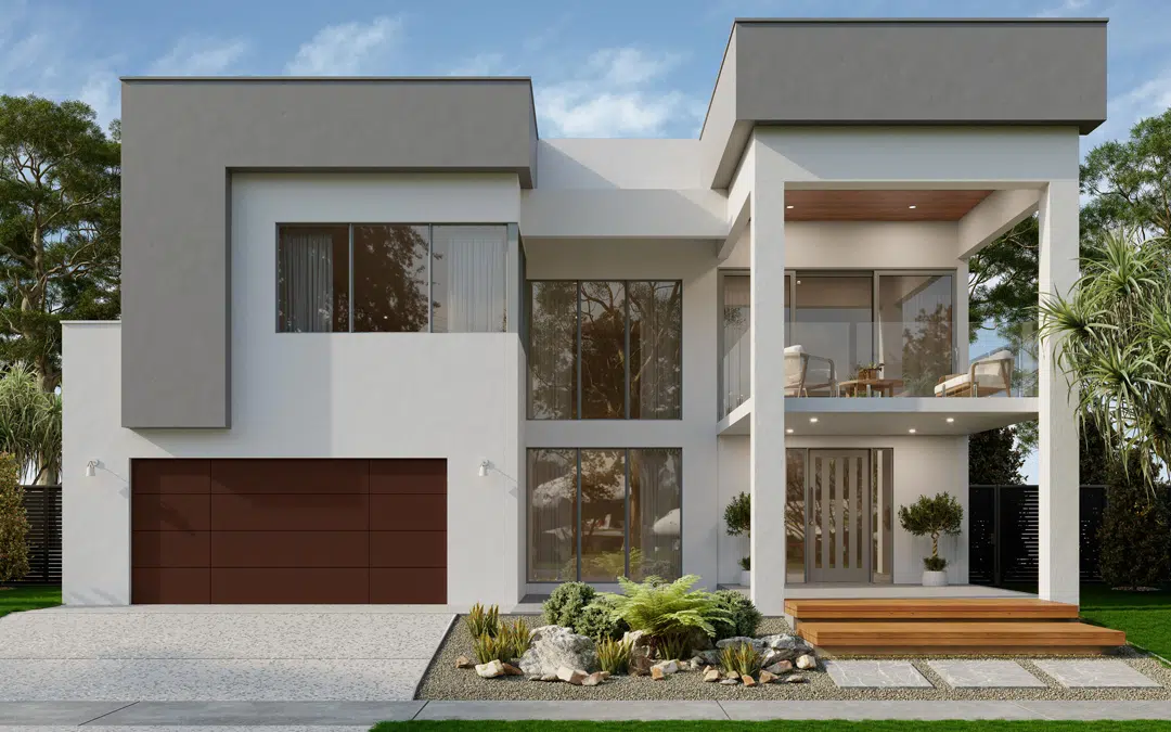 B&D Garage Doors Sectional Door Sheer Panel Collection Natural Finishes Burnt Stone